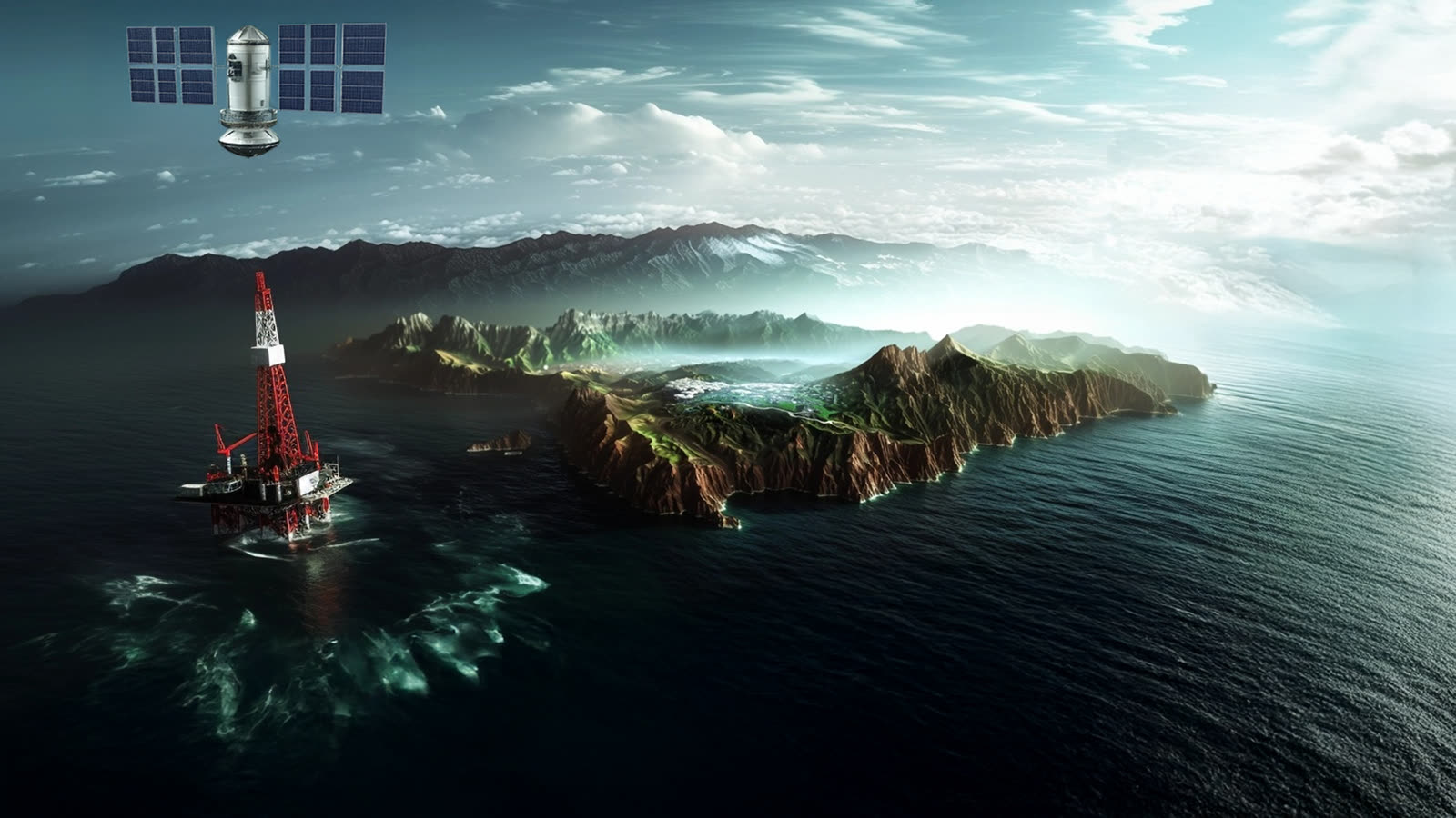 CC Explorations — island survey key visual