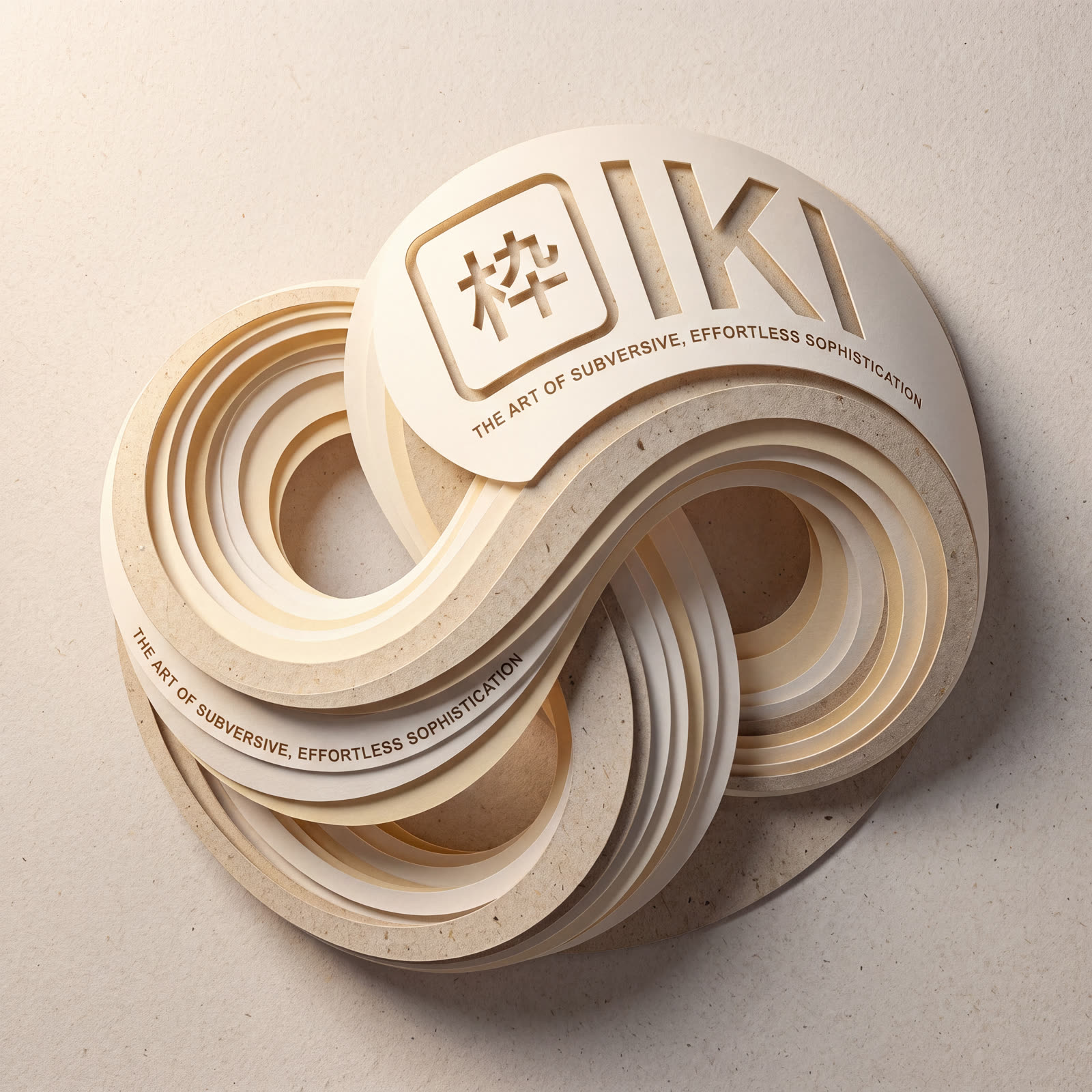 IKI — sculptural logo form