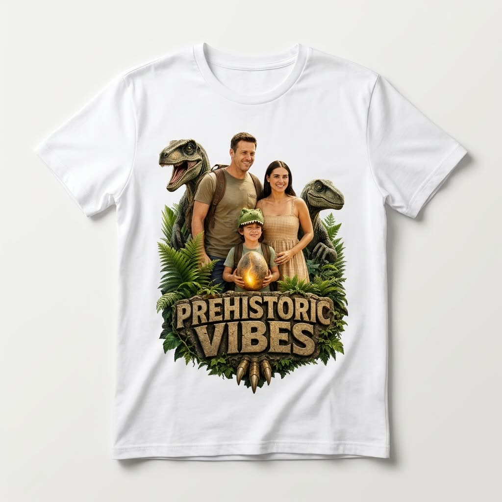 Prehistoric Vibes — t-shirt design