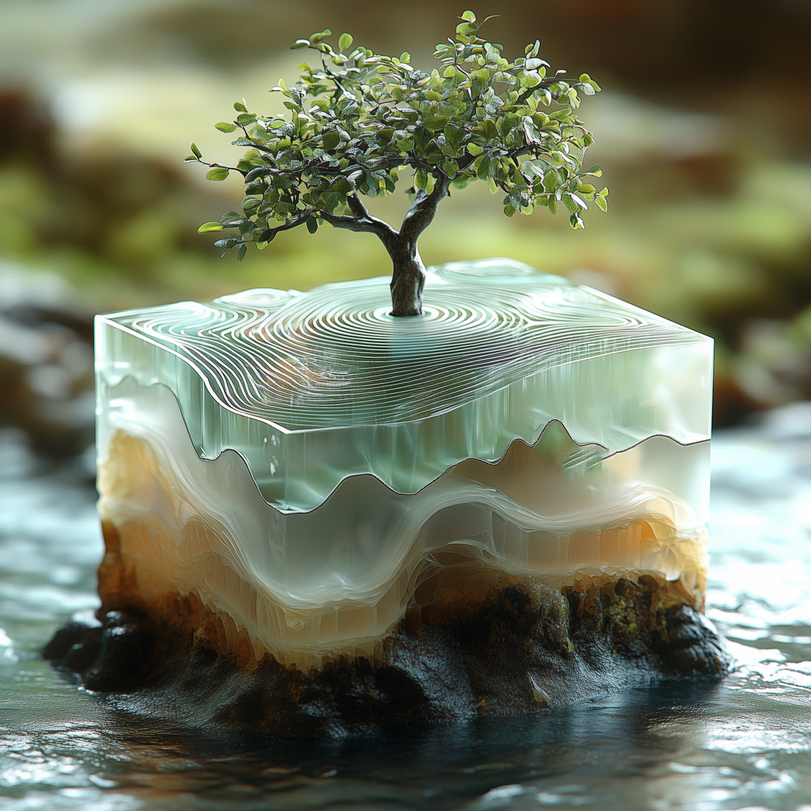 Sustainability — ice terrain render